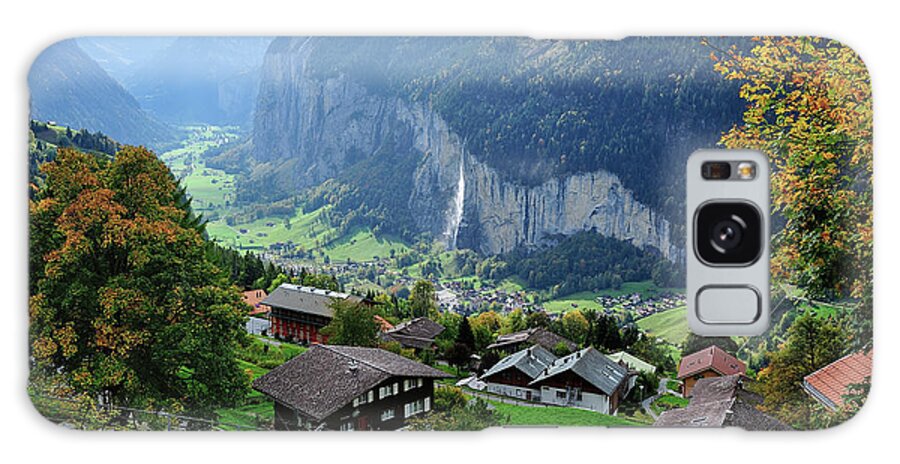 Tranquility Galaxy Case featuring the photograph Autumn In Wengen by Miller Tseng