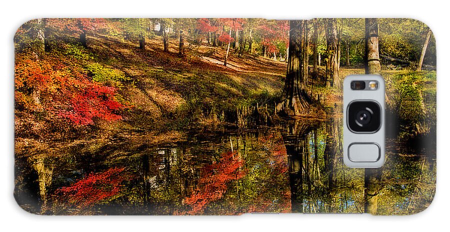 Nature Galaxy Case featuring the photograph Autumn Reflections by Michael Whitaker
