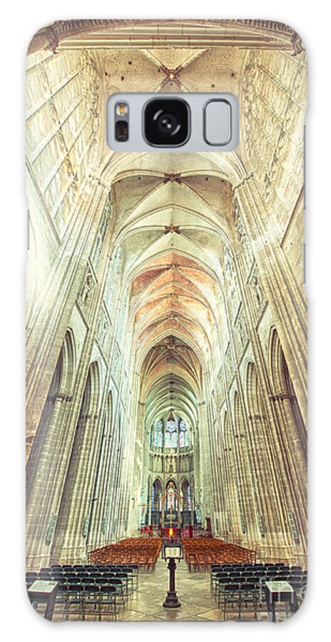 Auxerre Galaxy Case featuring the photograph Auxerre Cathedral by Jack Torcello