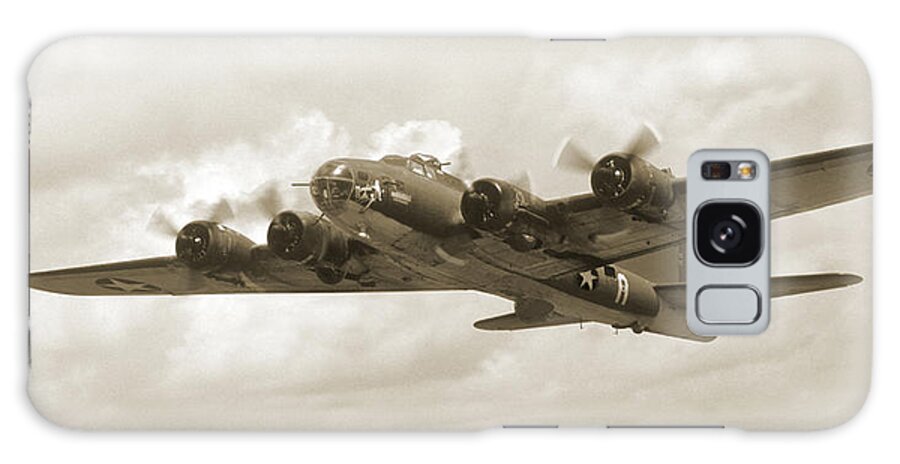 Warbirds Galaxy Case featuring the photograph B-17 Flying Fortress by Mike McGlothlen