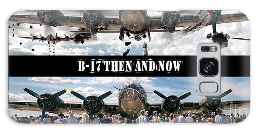 B-17 Galaxy Case featuring the photograph B-17 Then and Now by Tom Brickhouse