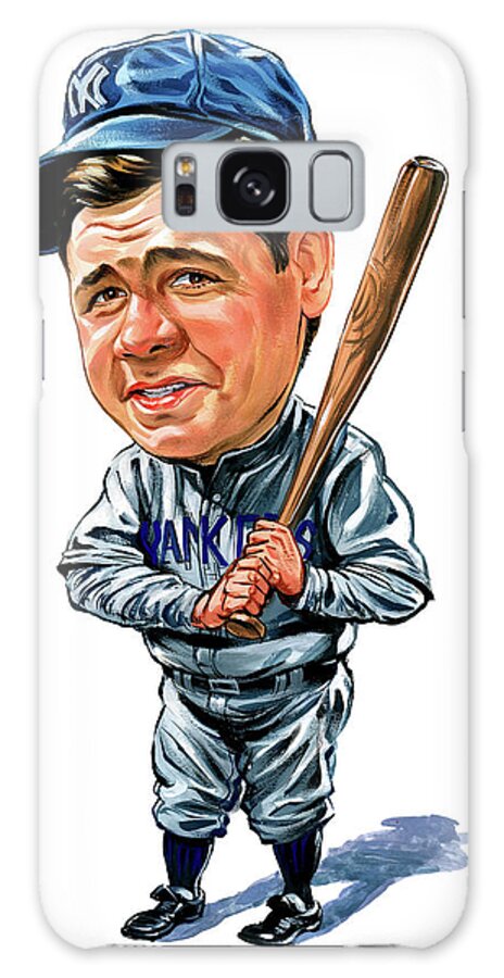 Babe Ruth Galaxy Case featuring the painting Babe Ruth by Art 