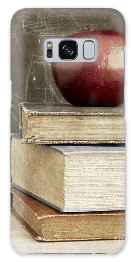 Back Galaxy Case featuring the photograph Back to School Apple for Teacher by Edward Fielding