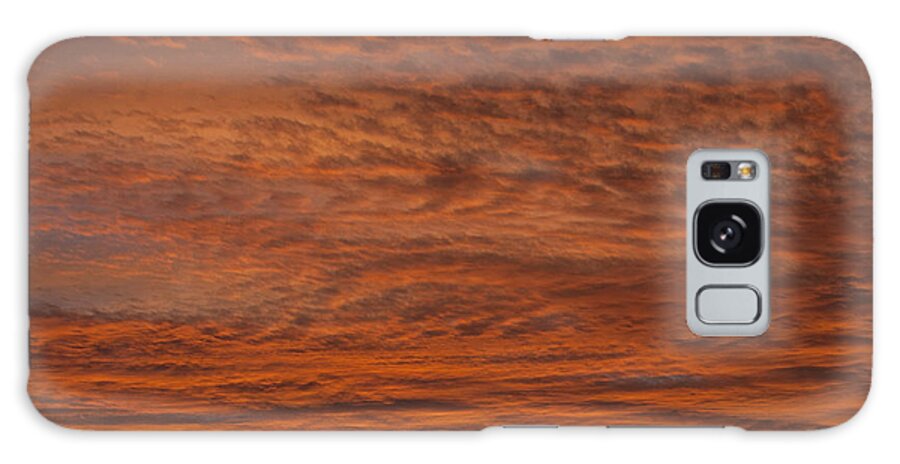 Background; Pattern; Sky; Clouds; Textures Galaxy Case featuring the photograph Background Sky 05 by Peter Kneen