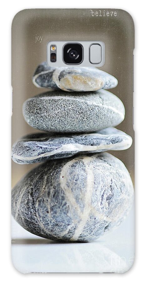 Rocks Galaxy Case featuring the photograph Balance by Sylvia Cook