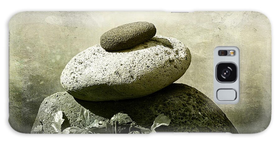 Stones Galaxy Case featuring the photograph Balanced 2 by Ellen Cotton