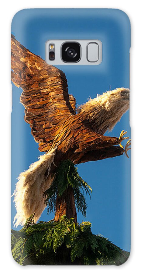 ©connie Cooper-edwards Galaxy Case featuring the photograph Bald Eagle vertical by Connie Cooper-Edwards