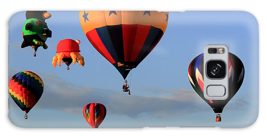 Balloon Galaxy Case featuring the photograph Balloon Race by Brenda Giasson