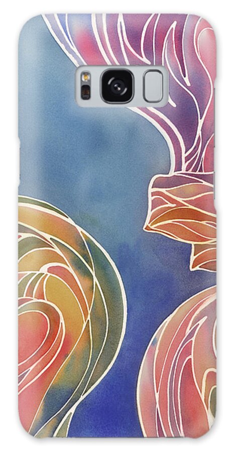 Watercolor Galaxy Case featuring the painting Balloons III by Johanna Axelrod