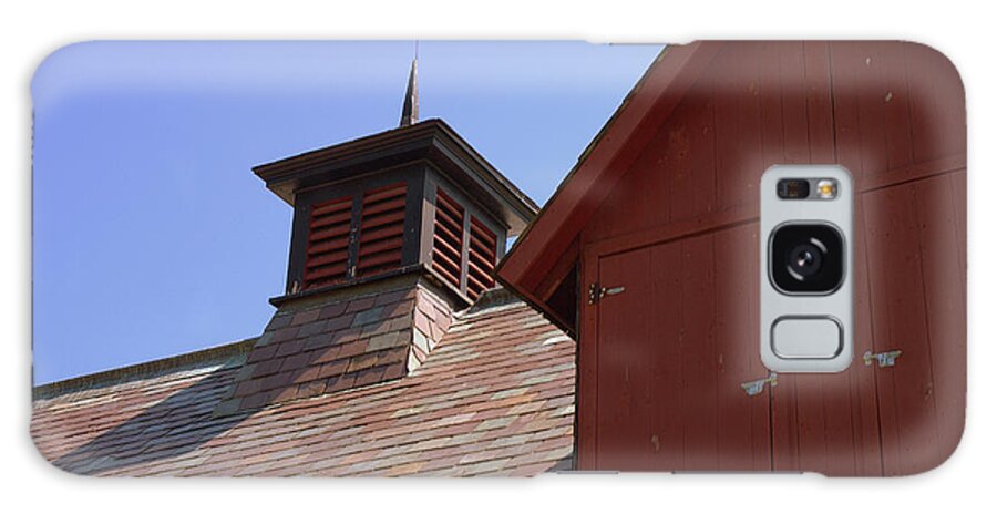 Barn Galaxy Case featuring the photograph Barn Roof by Judy Salcedo
