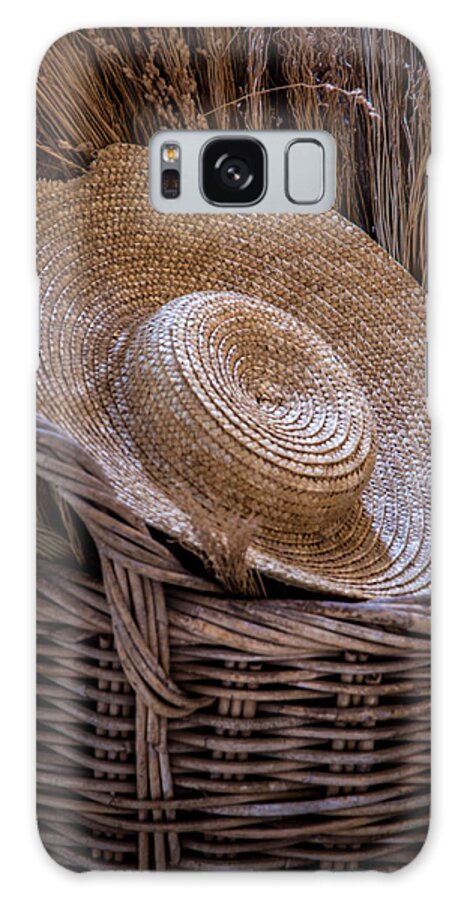 Straw Galaxy S8 Case featuring the photograph Basket of Straw by James Woody