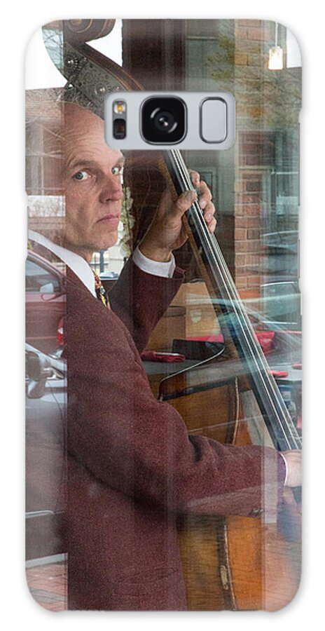 Bass Player Galaxy Case featuring the photograph Bass in the Window by Allan Morrison