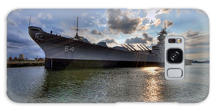 Nauticus Galaxy Case featuring the photograph Battleship Wisconsin by Jerry Gammon