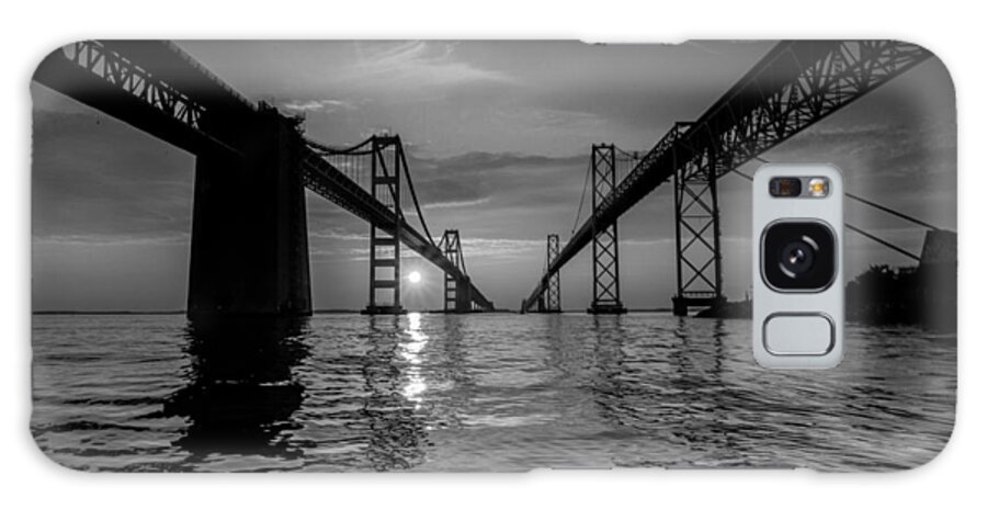 Bay Bridge Galaxy Case featuring the photograph Bay Bridge Strength by Jennifer Casey