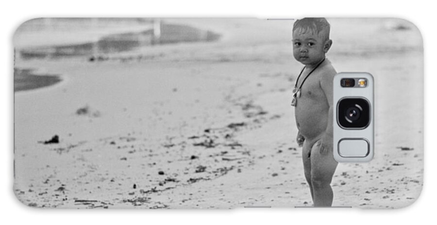 Documentary Galaxy Case featuring the photograph Beach Baby by Rick Saint
