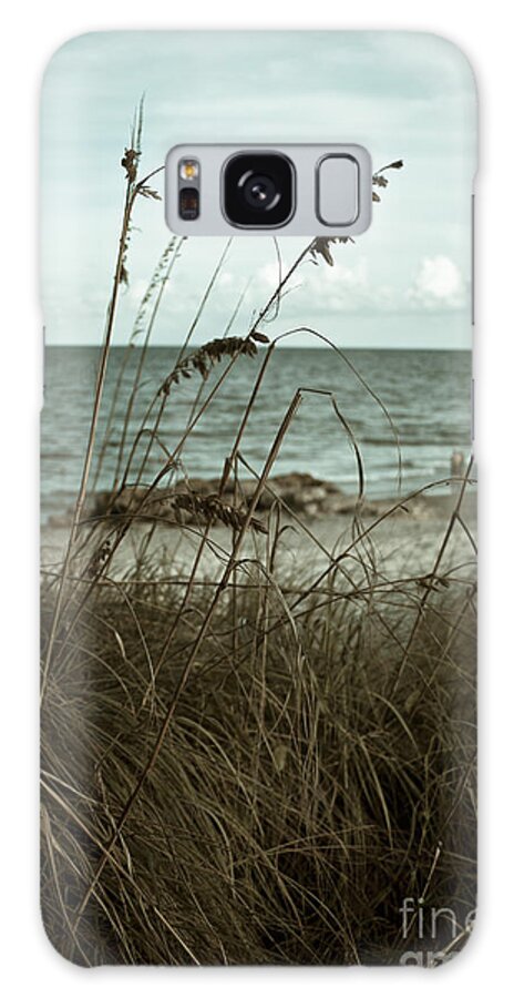 Deerfield Beach Galaxy Case featuring the photograph Beach Grass Oats by Janis Lee Colon