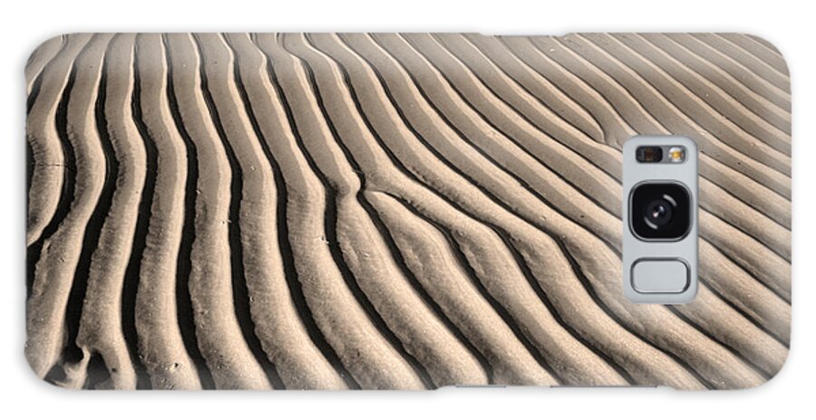 Sand Galaxy Case featuring the photograph Beach Sand Ripples by Brooke T Ryan
