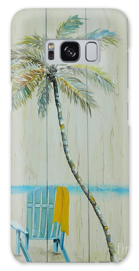 Beach Galaxy Case featuring the painting Beach Time by Kenneth Harris