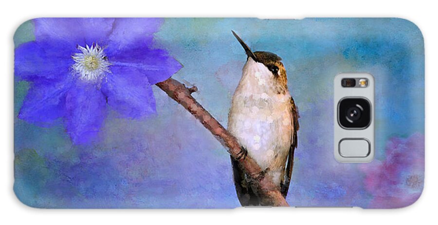 Ruby-throated Hummingbird Galaxy Case featuring the photograph Beauty Surrounds Me by Betty LaRue