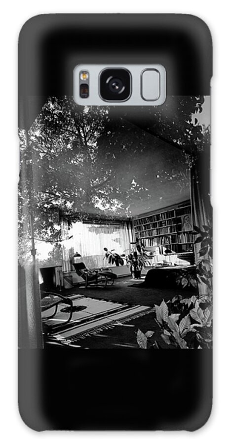 Bedroom Seen Through Glass From The Outside Galaxy Case