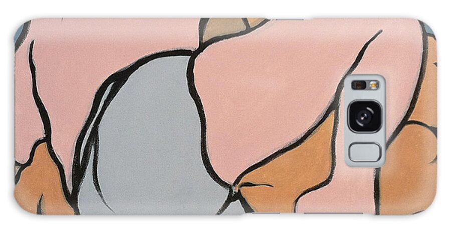 Nude Galaxy Case featuring the painting Bedscape One-Fifteen AM by Stan Magnan