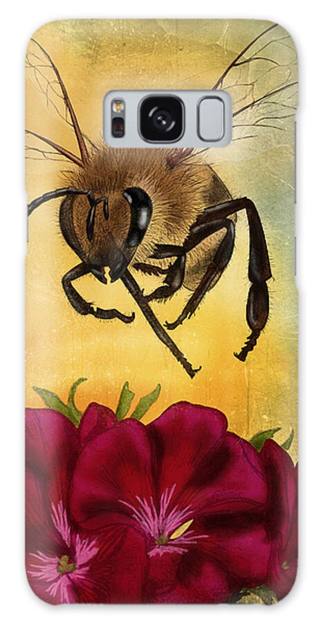 Bee Galaxy Case featuring the digital art Bee I by April Moen