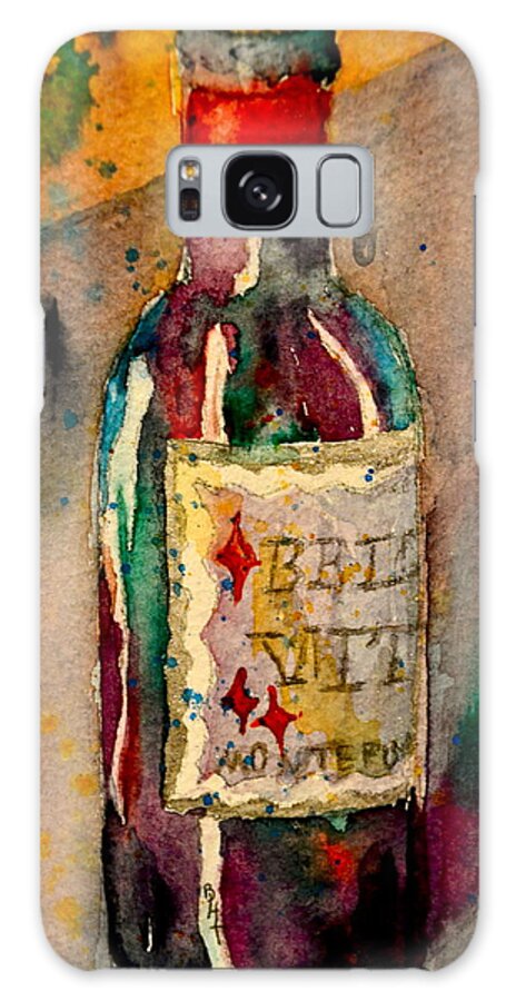 Wine Galaxy S8 Case featuring the painting Bella Vita by Beverley Harper Tinsley