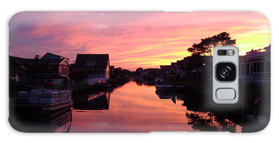 Sunset Galaxy Case featuring the photograph Bethany Beach Sunset by Chris Montcalmo