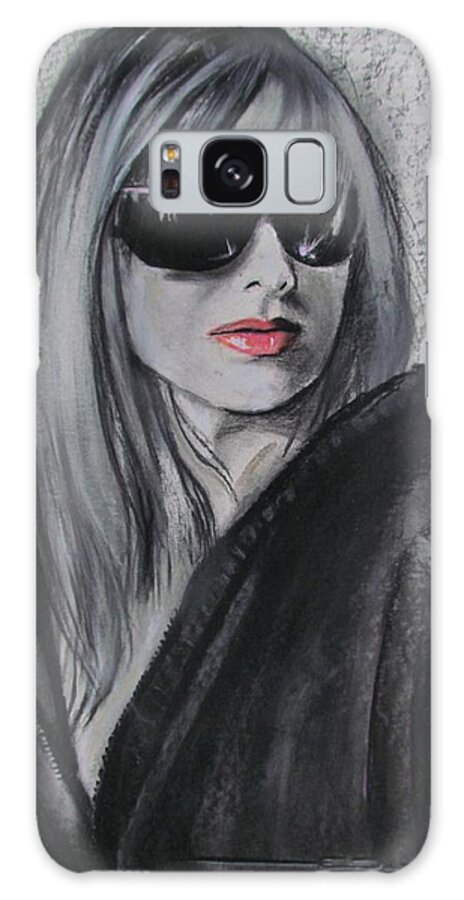 Andy's Girl.. Galaxy Case featuring the drawing Bethany by Eric Dee