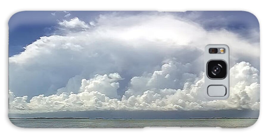 Duane Mccullough Galaxy S8 Case featuring the photograph Big Thunderstorm over the Bay by Duane McCullough