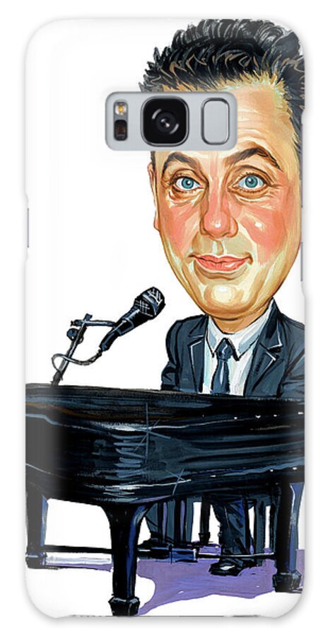 Billy Joel Galaxy Case featuring the painting Billy Joel by Art 