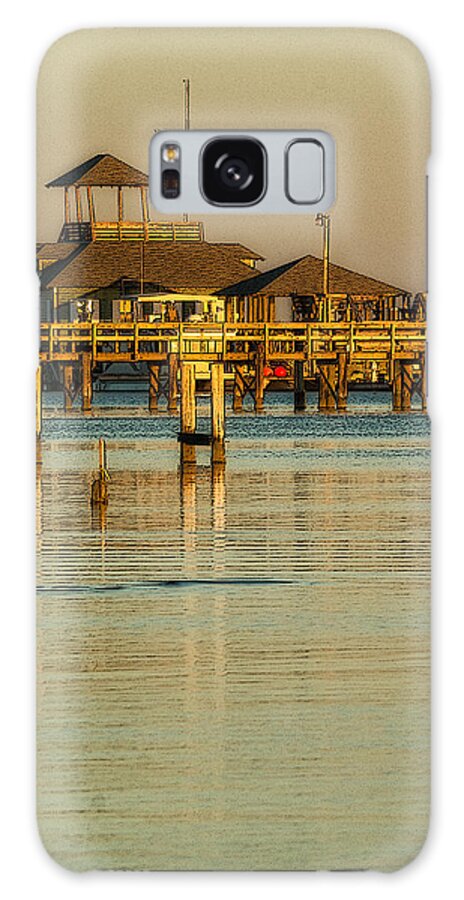 Pier Galaxy Case featuring the photograph Biloxi Schooner Pier by Don Schiffner