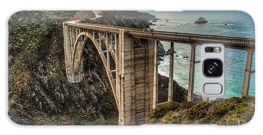 Big Sur Galaxy Case featuring the photograph Bixby Bridge by George Buxbaum