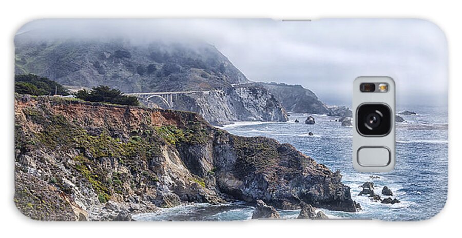 Bixby Bridge In Big Sur California Galaxy Case featuring the photograph Bixby Bridge - Large Print by Anthony Citro