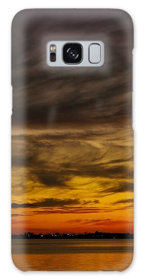 Sunset Galaxy S8 Case featuring the photograph Black sunset by Tannis Baldwin