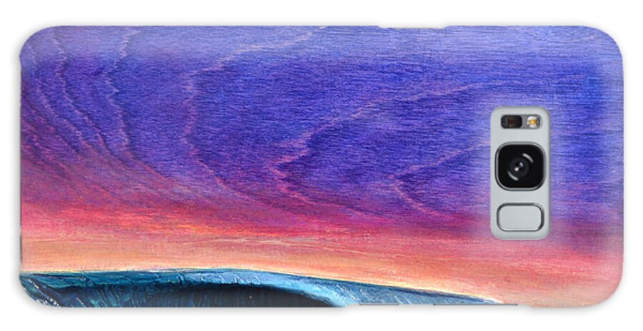 Seascape Galaxy Case featuring the painting Blaze by Nathan Ledyard