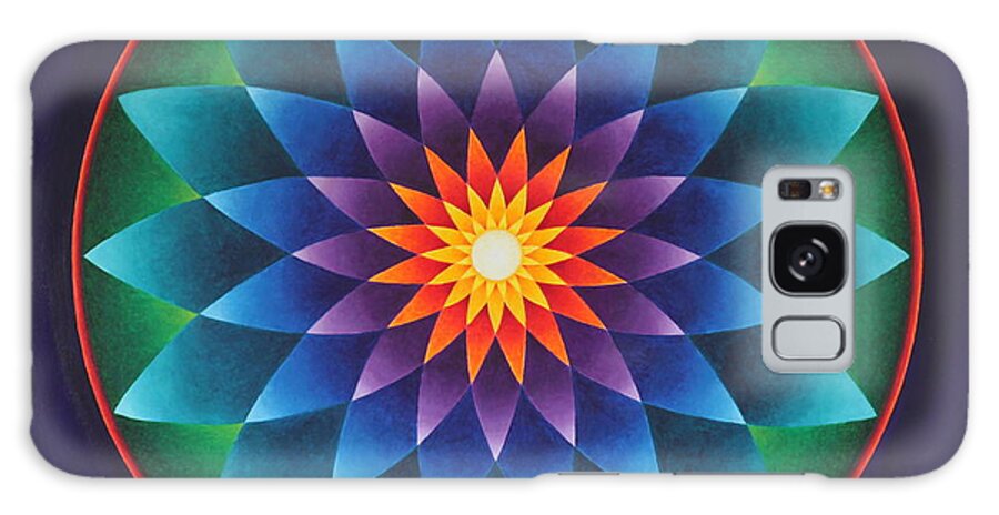Mandala Galaxy S8 Case featuring the painting Blissful Awakening by Erik Grind