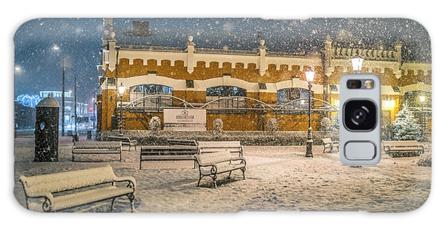 Winter Galaxy Case featuring the photograph Blizzard by Jaroslaw Grudzinski