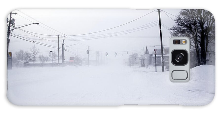 U.s. Route 20 Galaxy Case featuring the photograph Blizzard of 2014 by Jim Lepard