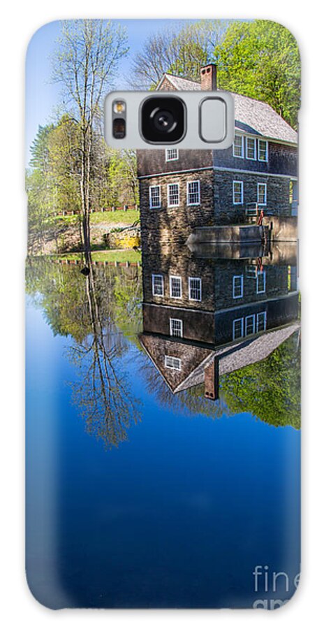 Cornish Galaxy Case featuring the photograph Blow Me Down Mill Cornish New Hampshire by Edward Fielding