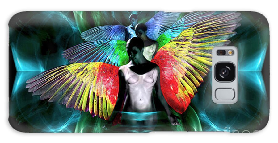  Digital Art Galaxy Case featuring the photograph Blue Angle by John Stephens