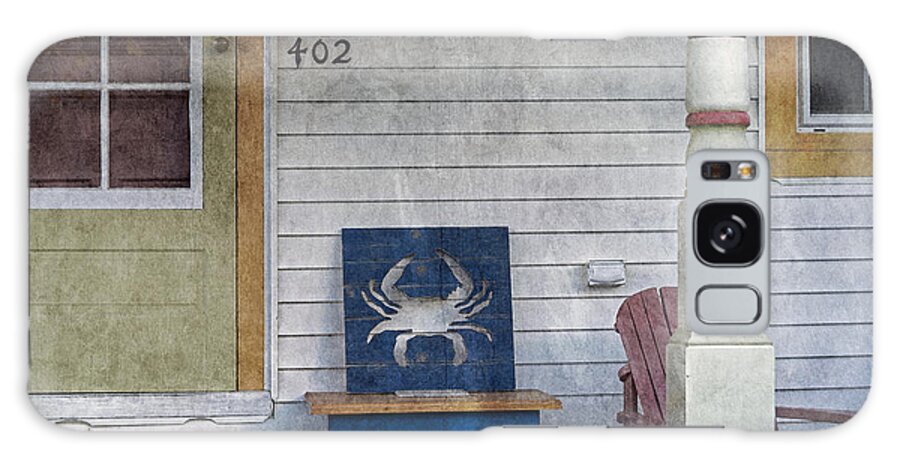 2d Galaxy S8 Case featuring the photograph Blue Crab Chair by Brian Wallace