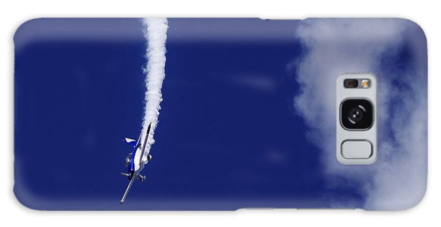 Vero Beach Airshow Galaxy Case featuring the photograph Blue Daredevil by Don Youngclaus