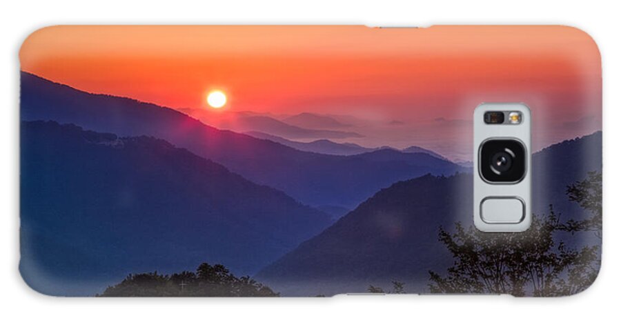 Blue Ridge Parkway Galaxy S8 Case featuring the photograph Blue Dawn by Deborah Scannell