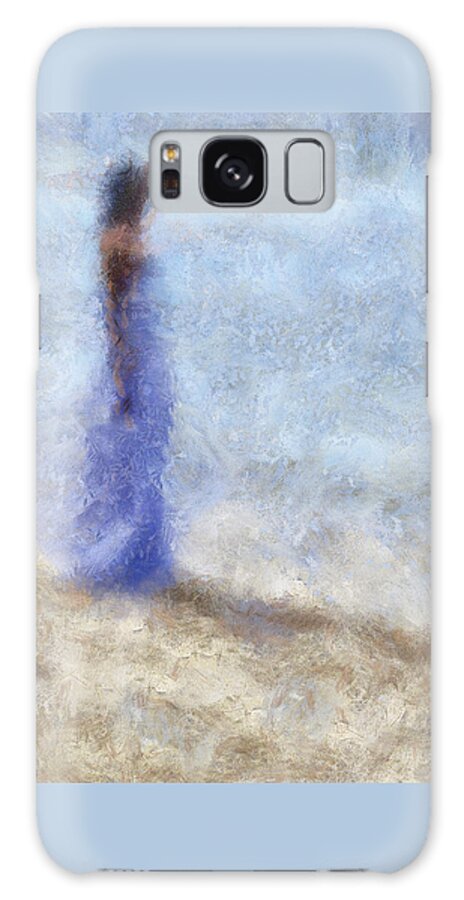 Impressionism Galaxy S8 Case featuring the photograph Blue Dream. Impressionism by Jenny Rainbow