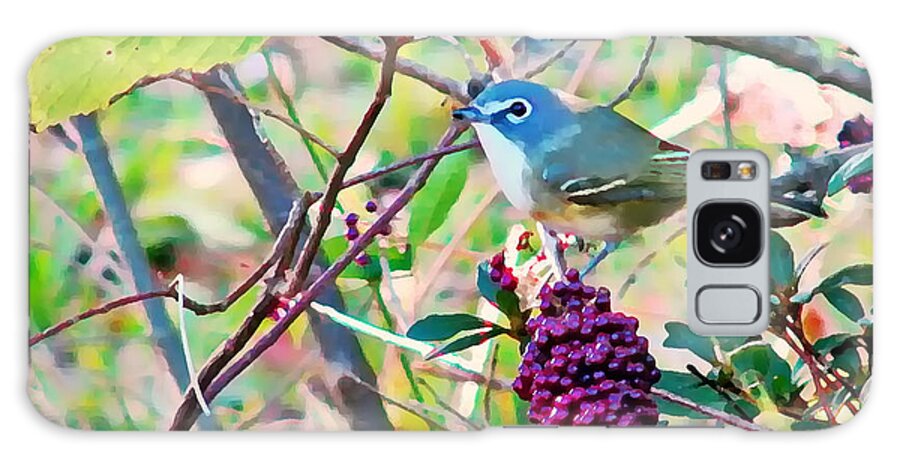 Nature Galaxy Case featuring the photograph Blue-headed Vireo by Peggy Urban