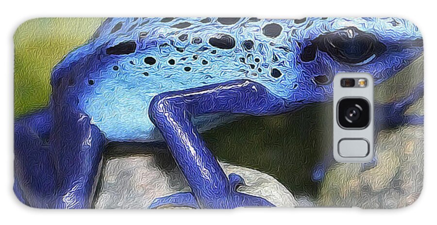 Jim Pavelle Fine Art Galaxy Case featuring the digital art Blue Poison by Jim Pavelle