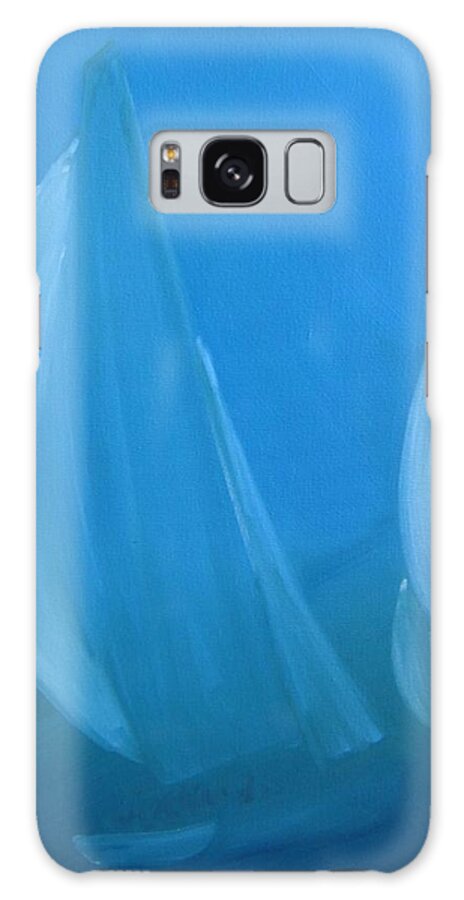 Sail Galaxy Case featuring the painting Blue by Susan Richardson