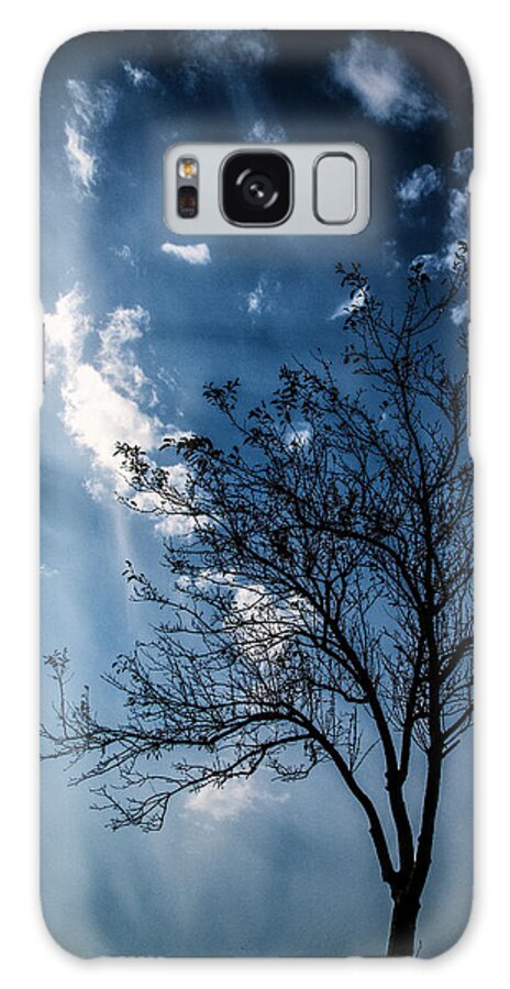 Blue Winds Galaxy Case featuring the photograph Blue Winds by Karol Livote