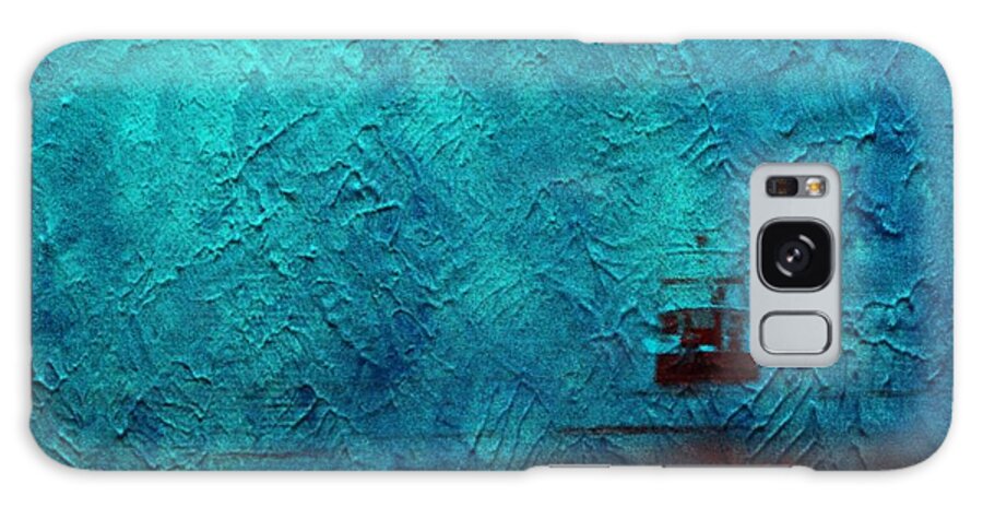 Boats Galaxy Case featuring the photograph Boat in the ocean by Karl Rose